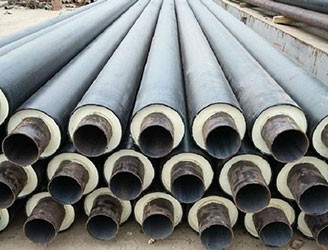 聚氨酯保溫?zé)o縫鋼管由輸送介質(zhì)的工作鋼管、硬質(zhì)聚氨酯泡沫塑料保溫層、高密度聚乙烯外護(hù)管緊密結(jié)合而成。